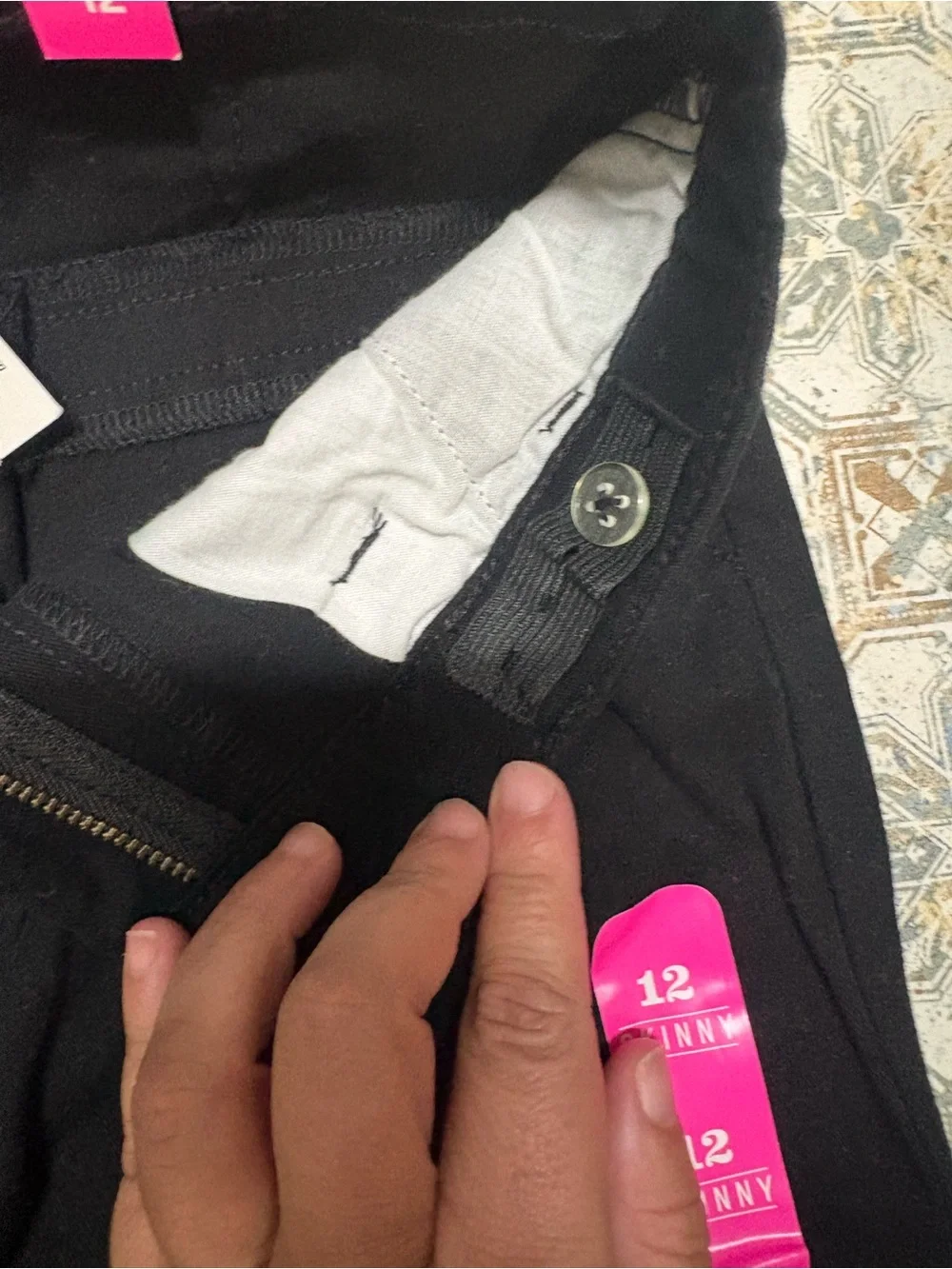 The Children's Place Black Uniform Bottoms